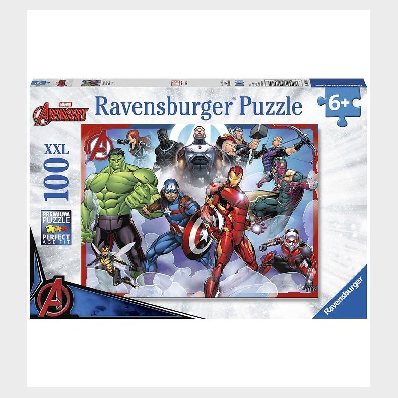Ravensburger Puslespil - 100 Brikker - Marvel Avengers