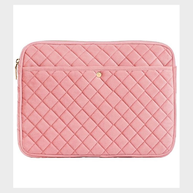 Fan Palm Sleeve - Ouiltet Velour - Rose Velvet