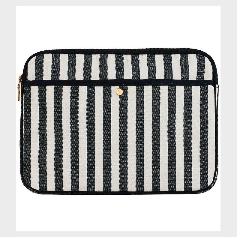 Fan Palm Sleeve - Strib - Cotton Stripe