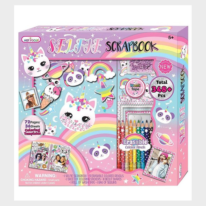 Hot Focus Selfie Scrapbog - 280 Dele - Glimmerkat