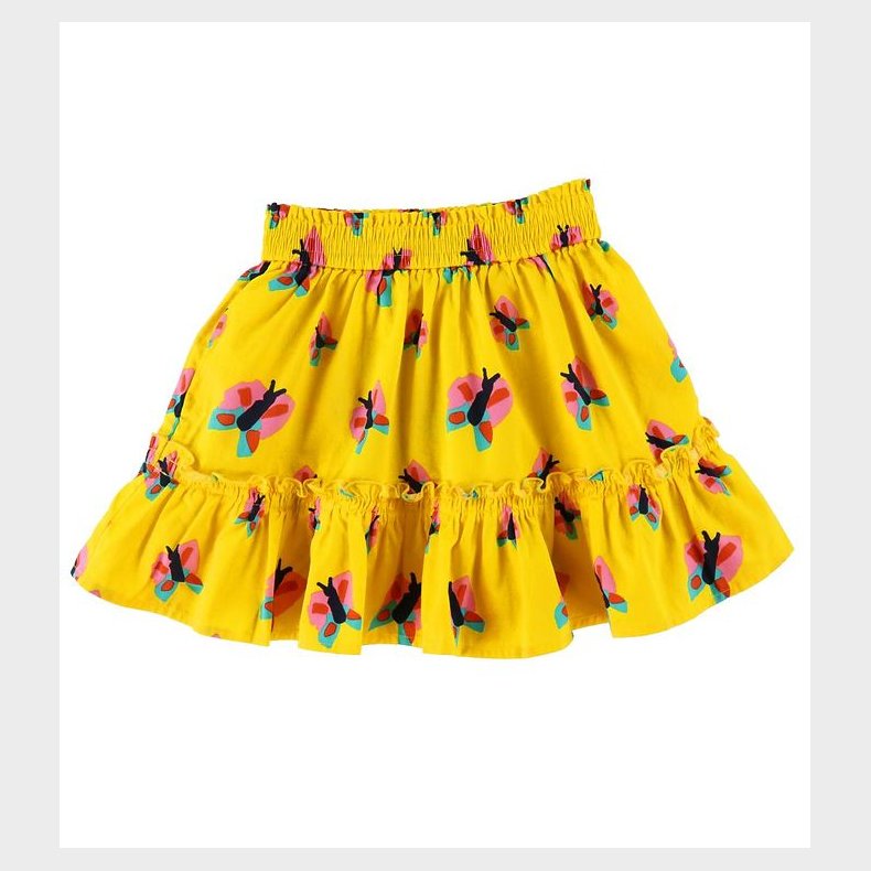 Stella McCartney Kids Nederdel - Gul m. Sommerfugl