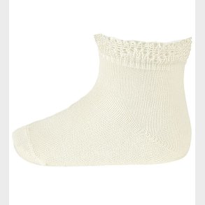 Condor Strmper m. Blondekant - Beige