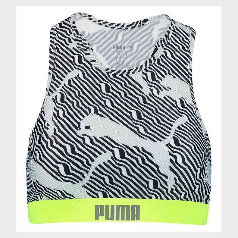 Puma Bikinitop - Sort/Neonbl