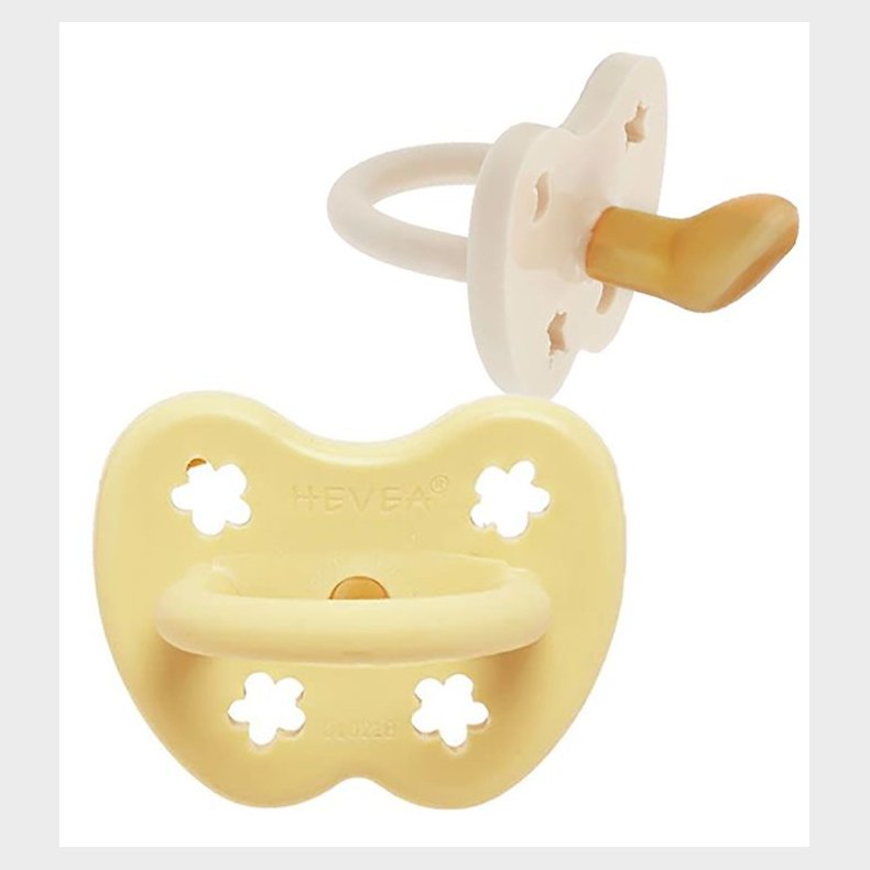 Hevea Sutter - 3-36 mdr - 2-pak - Naturgummi - Pale Butter/Milky