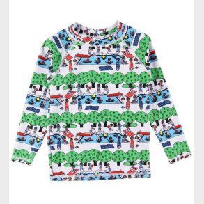 Smfolk Badebluse - UV50+ - Cream m. Svmmebassin