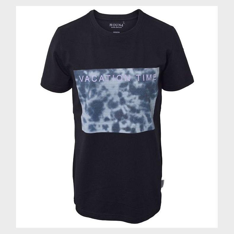 Hound T-shirt - Sort m. Print