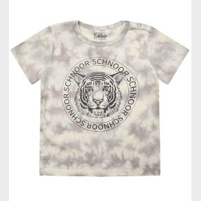 Petit by Sofie Schnoor T-shirt - Julius - Warm Grey m. Tiger