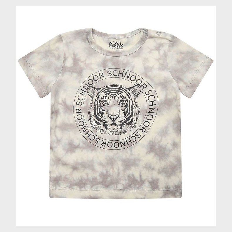 Petit by Sofie Schnoor T-shirt - Julius - Warm Grey m. Tiger