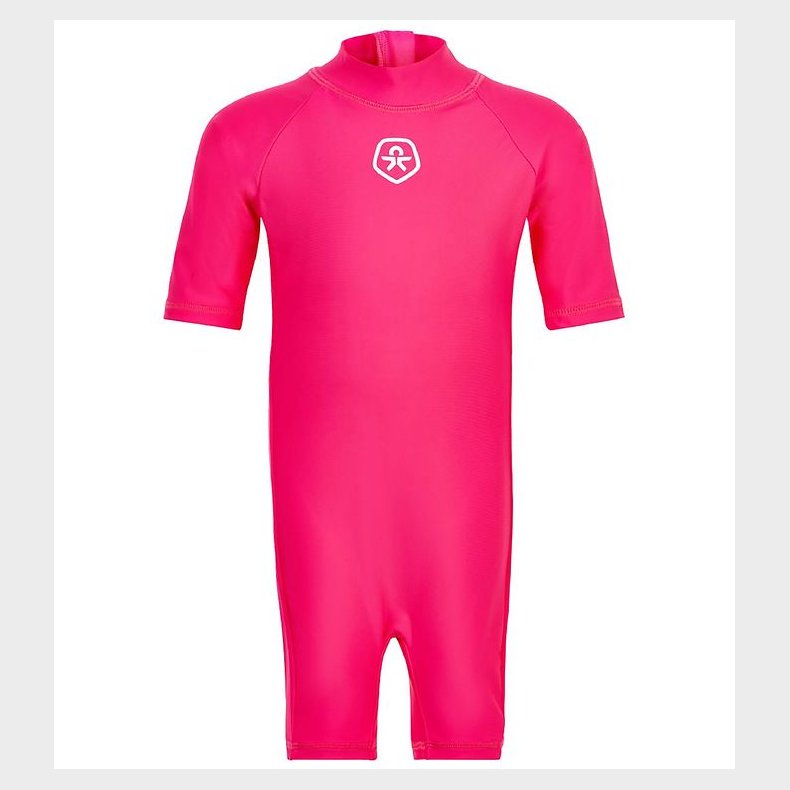 Color Kids Badeheldragt - Pink Yarrow