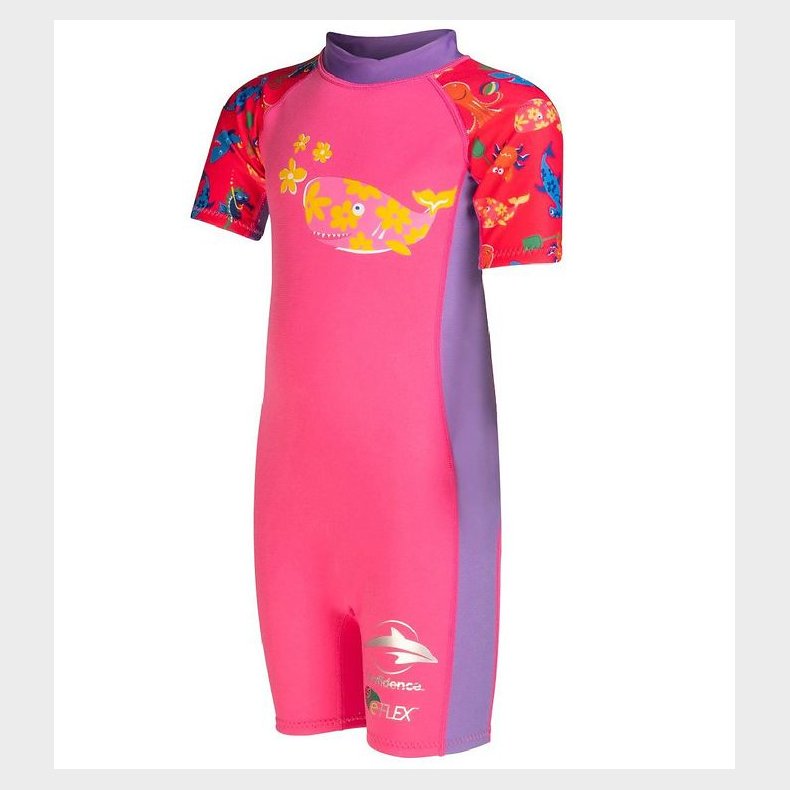 Konfidence Badeheldragt - UV50+ - Pink/Yellow Joni