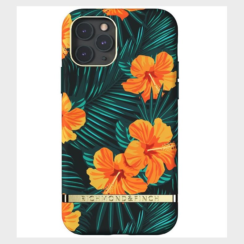 Richmond & Finch Cover - iPhone 11 Pro - Orange Hibiscus