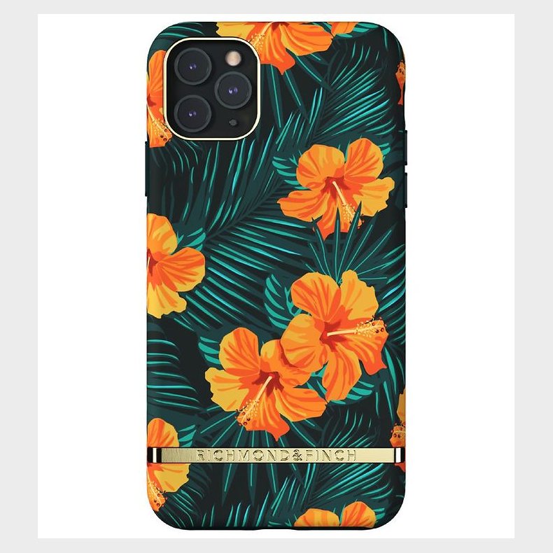 Richmond & Finch Cover - iPhone 11 Pro Max - Orange Hibiscus