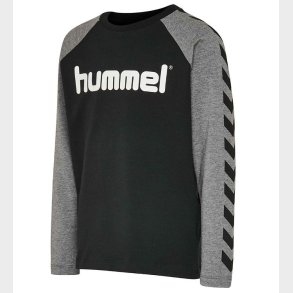 Hummel Bluse - hmlBoys - Sort/Grmeleret