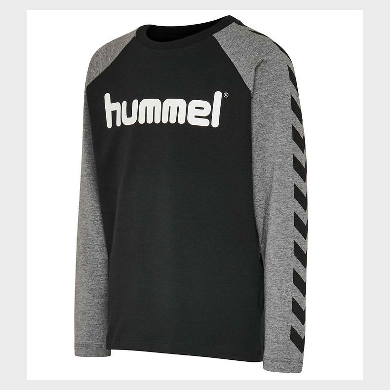 Hummel Bluse - hmlBoys - Sort/Grmeleret