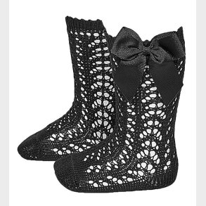 Condor Knstrmper m. Sljfe - Strik - Sort