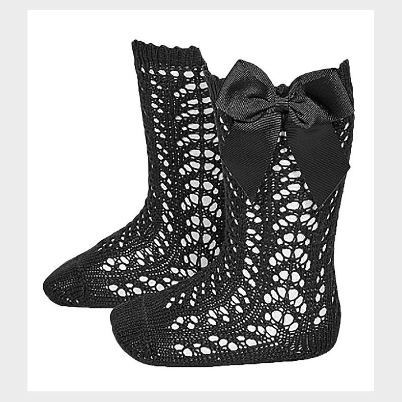 Condor Knstrmper m. Sljfe - Strik - Sort