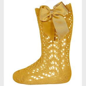 Condor Knstrmper m. Sljfe - Strik - Karrygul