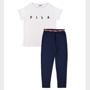 Fila Nattj - Hvid/Navy m. Logo