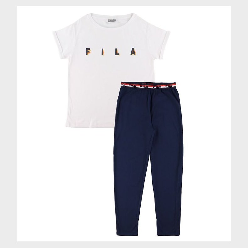 Fila Nattj - Hvid/Navy m. Logo