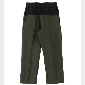 Emporio Armani Bukser - Armygrn m. Sort