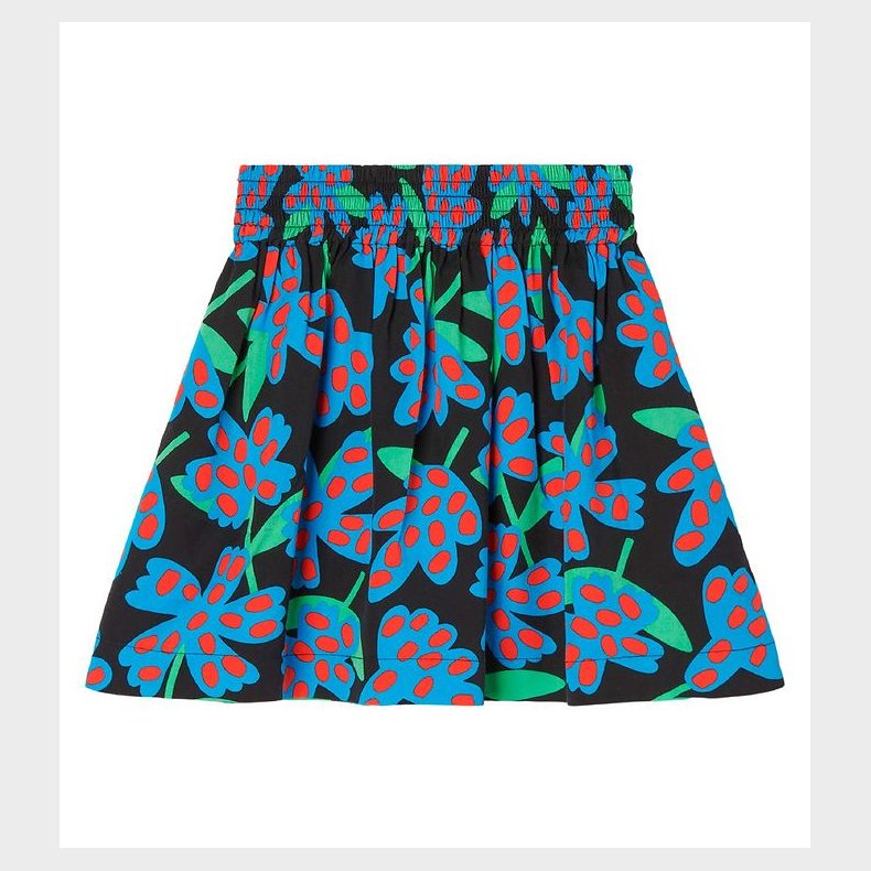 Stella McCartney Kids Nederdel - Spotty Flowers - Sort/Blomstret