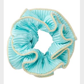 By Str Scrunchie - Lilje - Lysebl Satin