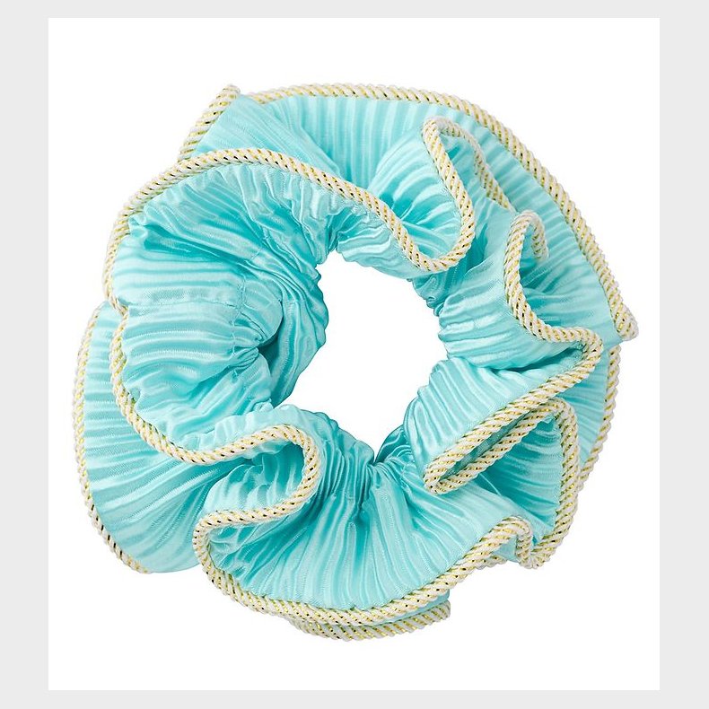 By Str Scrunchie - Lilje - Lysebl Satin