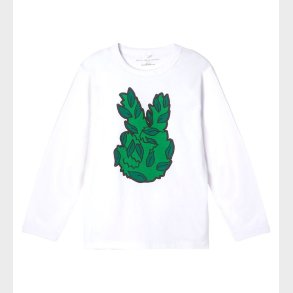 Stella McCartney Kids Bluse - Peace Leaf - Hvid