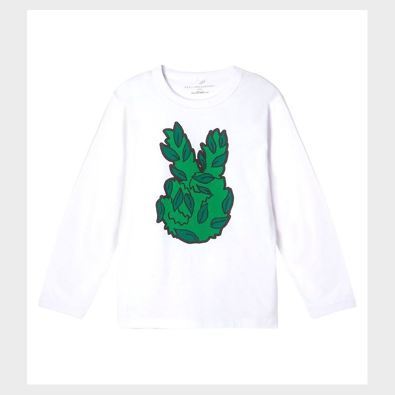 Stella McCartney Kids Bluse - Peace Leaf - Hvid