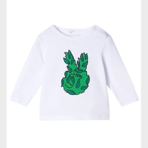 Stella McCartney Kids Bluse - Peace Leaf - Hvid