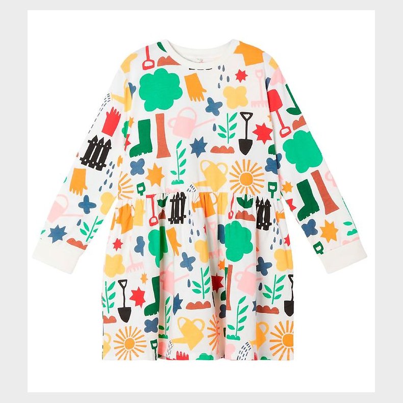 Stella McCartney Kids Kjole - Gardening - Hvid
