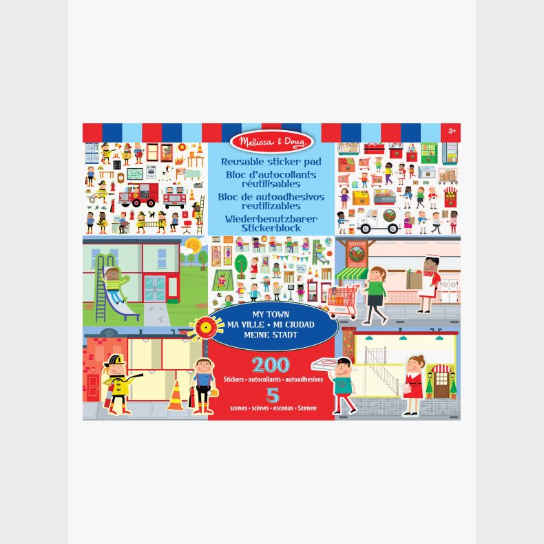 Melissa &  Doug Klisterm�rkebog By 200 Stk.