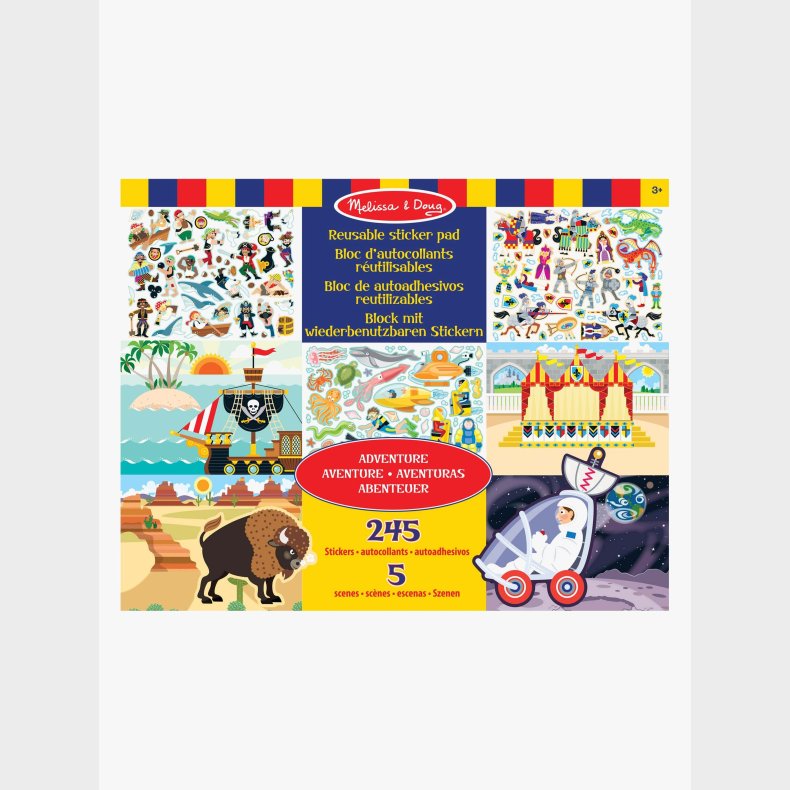 Melissa &  Doug Klisterm�rkebog Eventyr 245 Stk.