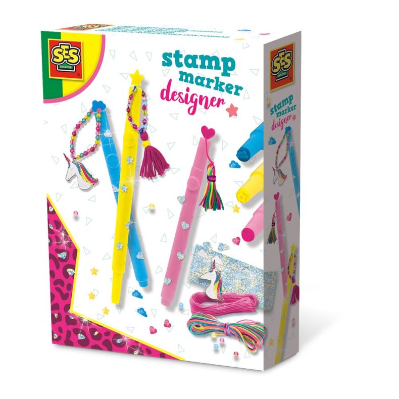 SES Creative Stamp Marker Designer - Kreativitets- og tegnelegetj - Legekammeraten.dk