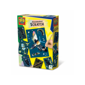 SES Creative Skrabeark - Holografiske - Kreativitets- og tegnelegetj - Legekammeraten.dk