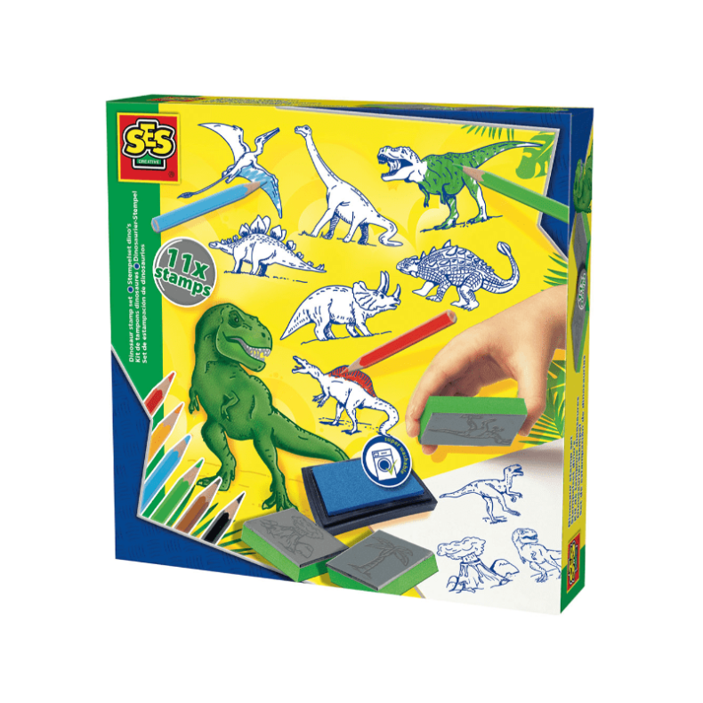 Ses Creative Dinosaurer Stempelst - dinosaur - Legekammeraten.dk