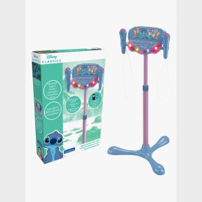 Disney Lilo and Stitch Justerbart Karaoke-stativ med 2 Mikrofoner