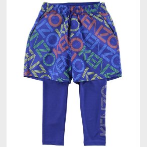 Kenzo Leggings/Shorts - Exclusive Edition - Vivid Blue m. Logo