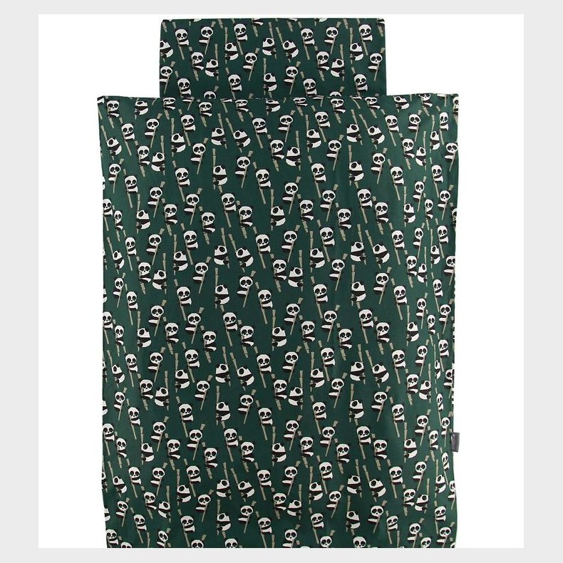 Nrgaard Madsens Sengetj - Baby - Grn m. Pandaer