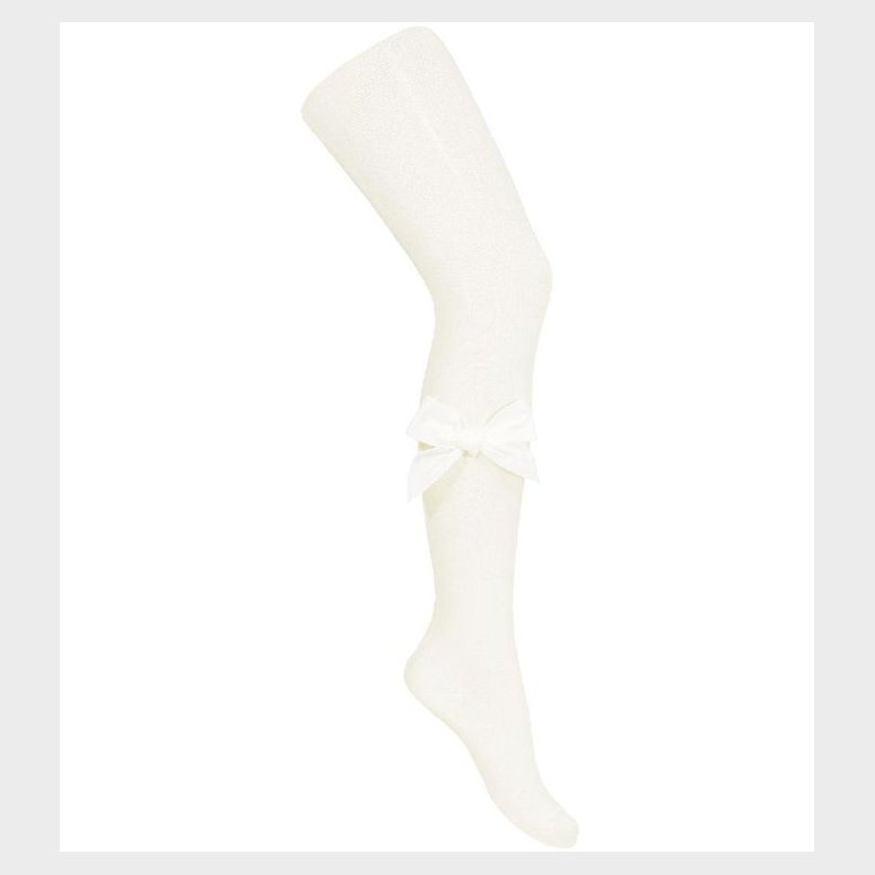 Condor Strmpebukser m. Veloursljfe - Off White