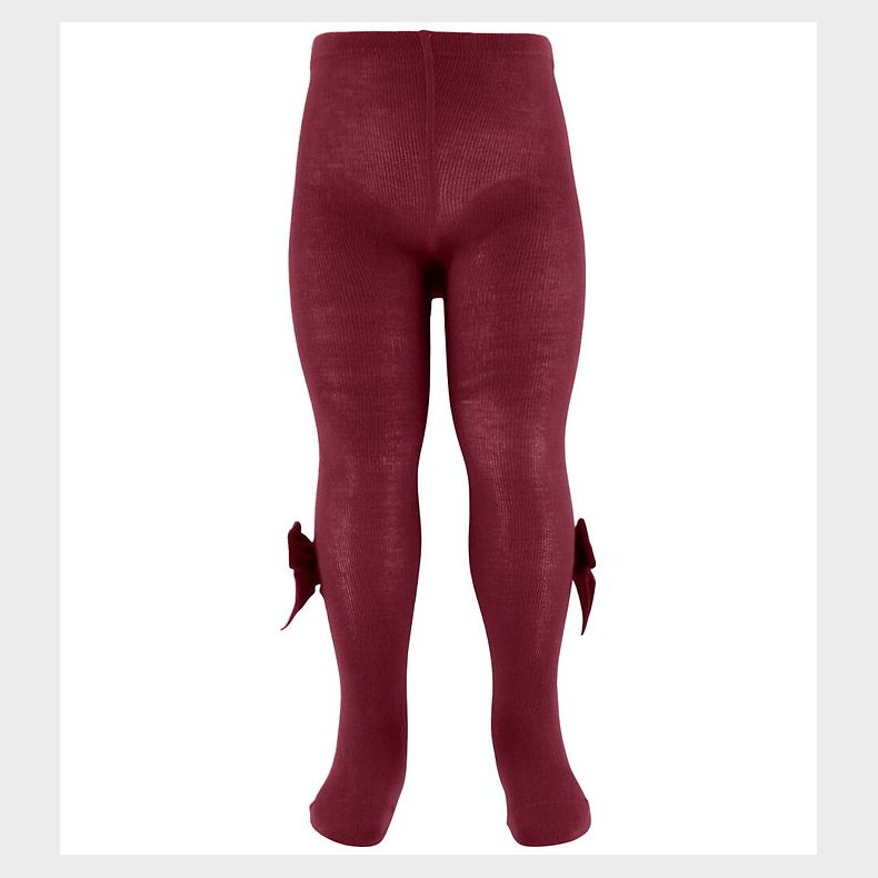 Condor Str�mpebukser m. Veloursl�jfe - Bordeaux