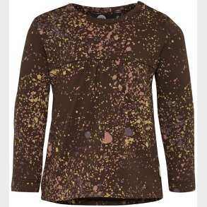 Hummel Bluse - HMLSusanne - Brun m. Prikker