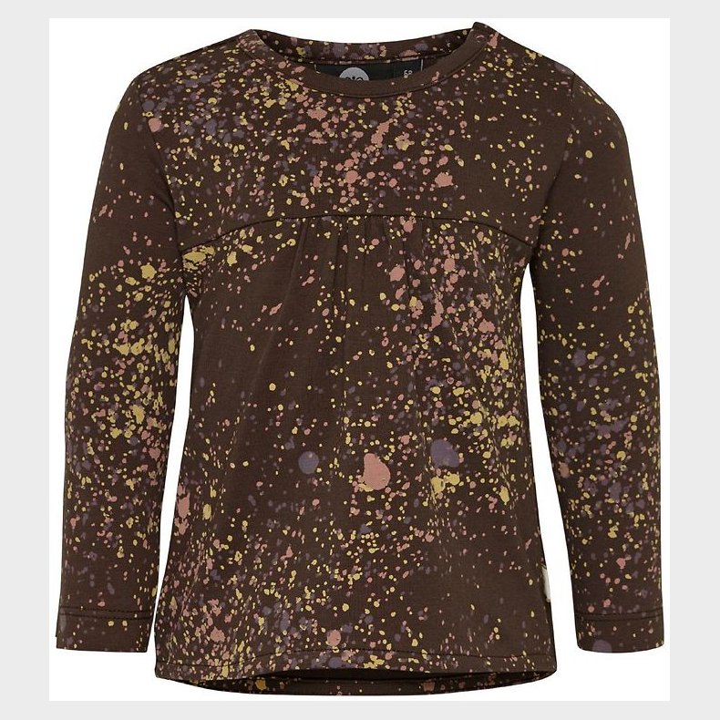 Hummel Bluse - HMLSusanne - Brun m. Prikker