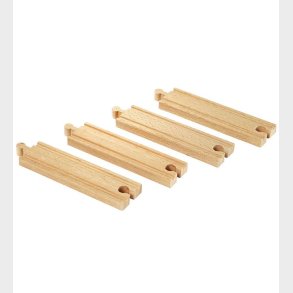 BRIO Lige Skinner - 4 dele - Medium - Tr� 33335