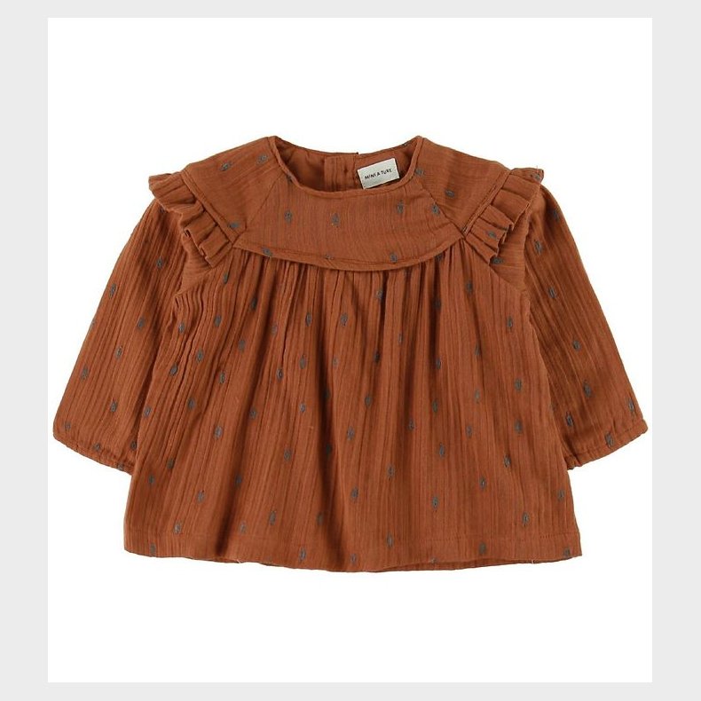 Mini A Ture Bluse - Cenia - Leather Brown