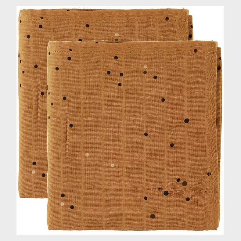 Done By Deer Babysvb - 120x120 - 2-pak - Dreamy Dots - Mustard