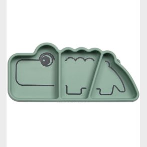 Done By Deer Tallerken - 3 Rum - Stick & Stay - Croco - Grn