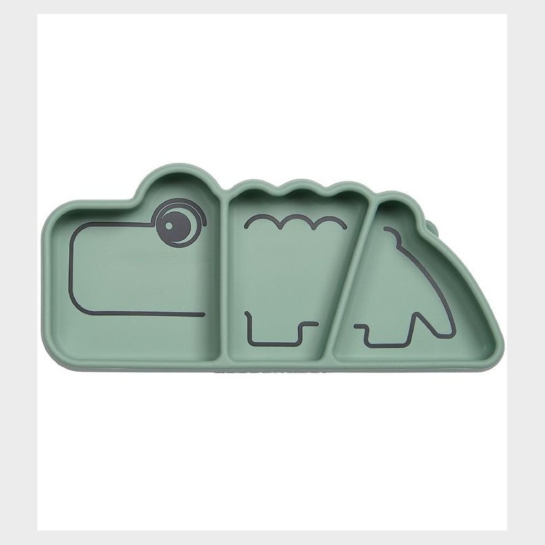 Done By Deer Tallerken - 3 Rum - Stick & Stay - Croco - Grn