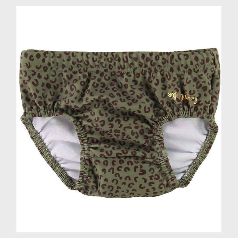 Soft Gallery Blebadebukser - UV50+ - Miki - Leospot - Oil Green