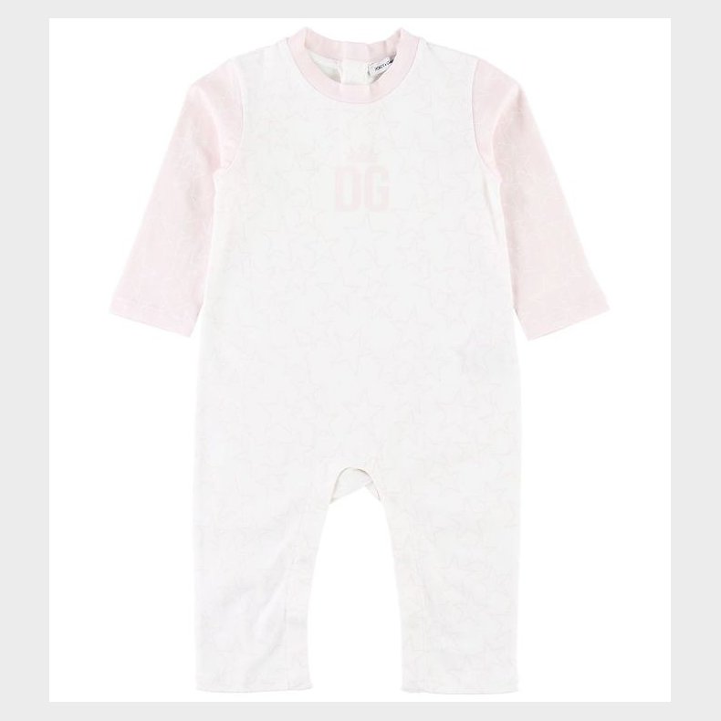 Dolce & Gabbana Heldragt - Hvid/Rosa m. Stjerner